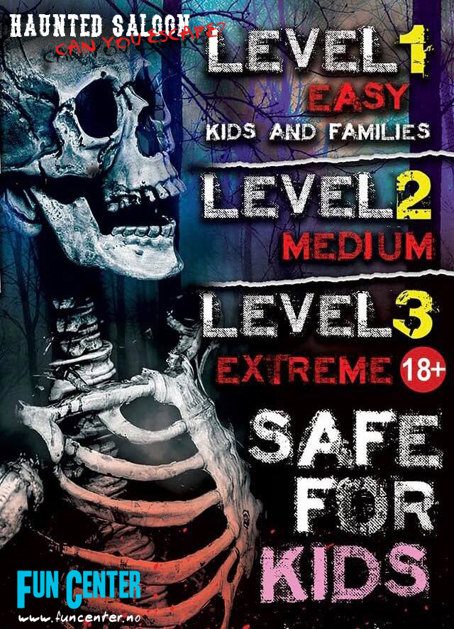 Haunted saloon levels